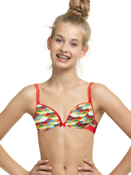 Brüste und Unterhosen tRIXIE pink/print mädchen-bh Brüste und Unterhosen tRIXIE pink/print mädchen-bh