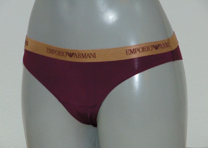Armani Damen Microfiber aubergine brasilianischer slip Armani Damen Microfiber aubergine brasilianischer slip