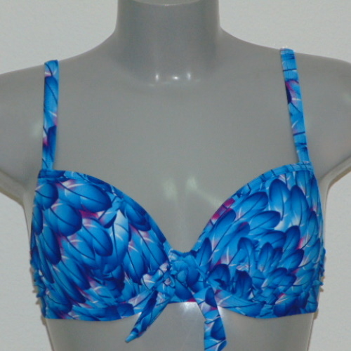 Missya Iris blau/print gemoldefer bikini bh