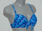 Missya Iris blau/print gemoldefer bikini bh