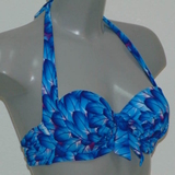 Missya Rose blau/print gemoldefer bikini bh