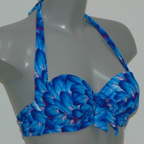 Missya Rose blau/print gemoldefer bikini bh Missya Rose blau/print gemoldefer bikini bh