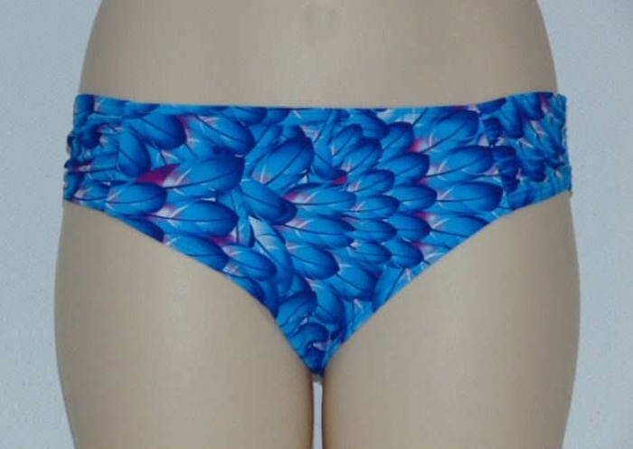 Missya Orchid blau/print bikini slip