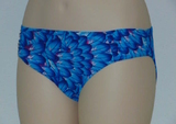Missya Orchid blau/print bikini slip