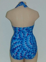 Missya Tulip blau/print badeanzüge