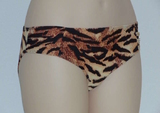 Missya Orchid braun/print bikini slip