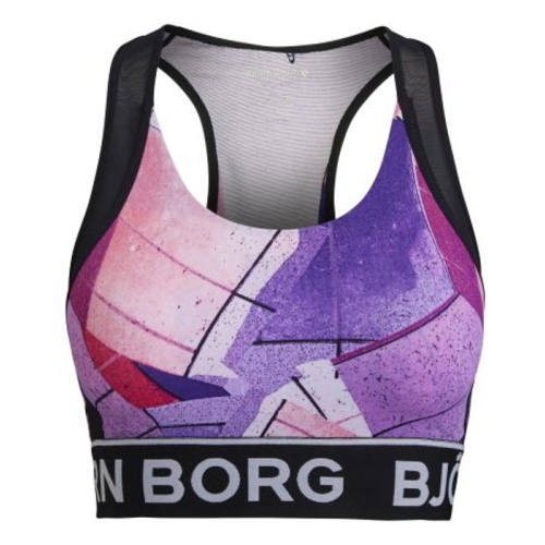 Björn Borg Damen  violett/print sport bh