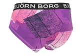 Björn Borg Damen Asphalt Court violett/print hipster