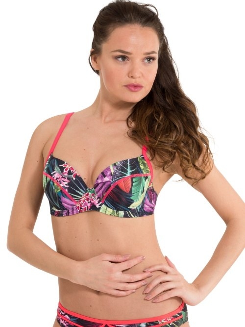 LingaDore Strand Adventure violett gemoldefer bikini bh LingaDore Strand Adventure violett gemoldefer bikini bh