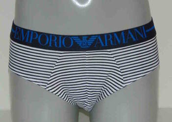 EMPORIO ARMANI STRIPE Blue/white Heren slip