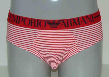EMPORIO ARMANI STRIPE Red/white Heren slip