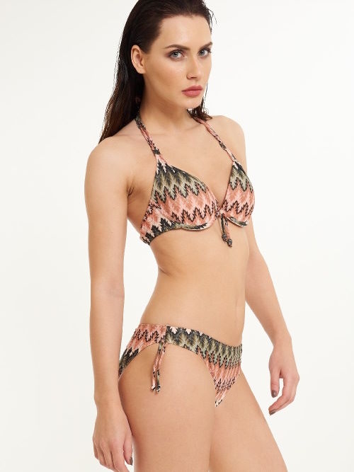 LingaDore Strand Neva pink/grün gemoldefer bikini bh LingaDore Strand Neva pink/grün gemoldefer bikini bh