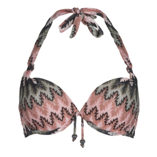 LingaDore Strand Neva pink/grün gemoldefer bikini bh LingaDore Strand Neva pink/grün gemoldefer bikini bh
