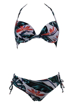 Mila Paradise Bloom weiß/print gemoldefer bikini bh