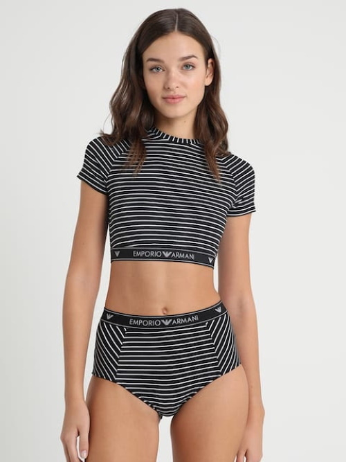 Armani Damen Mon Amour schwarz/weiß top Armani Damen Mon Amour schwarz/weiß top