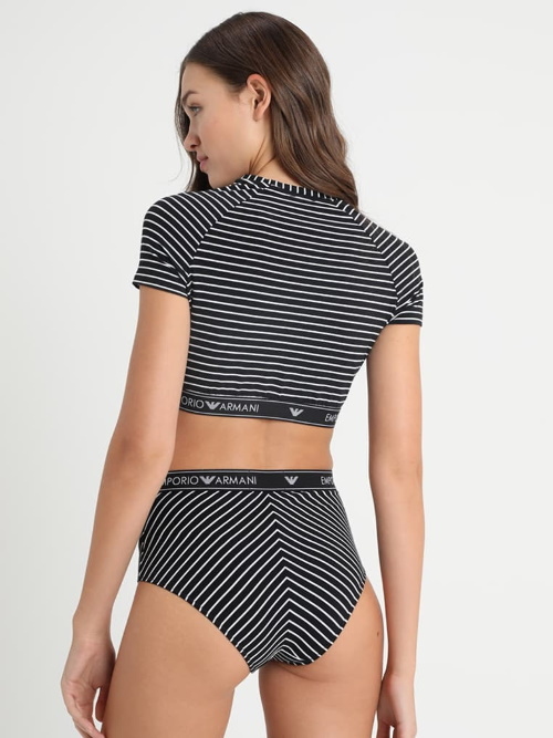 Armani Damen Mon Amour schwarz/weiß top Armani Damen Mon Amour schwarz/weiß top