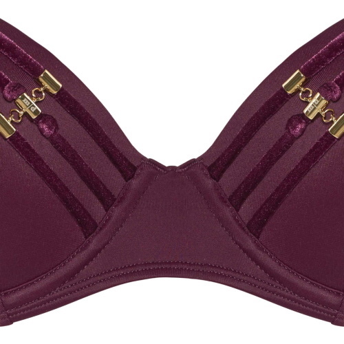 Marlies Dekkers Bademode Velvet Kiss violett push up bikini bh Marlies Dekkers Bademode Velvet Kiss violett push up bikini bh