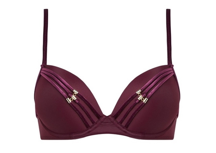 Marlies Dekkers Bademode Velvet Kiss violett push up bikini bh Marlies Dekkers Bademode Velvet Kiss violett push up bikini bh