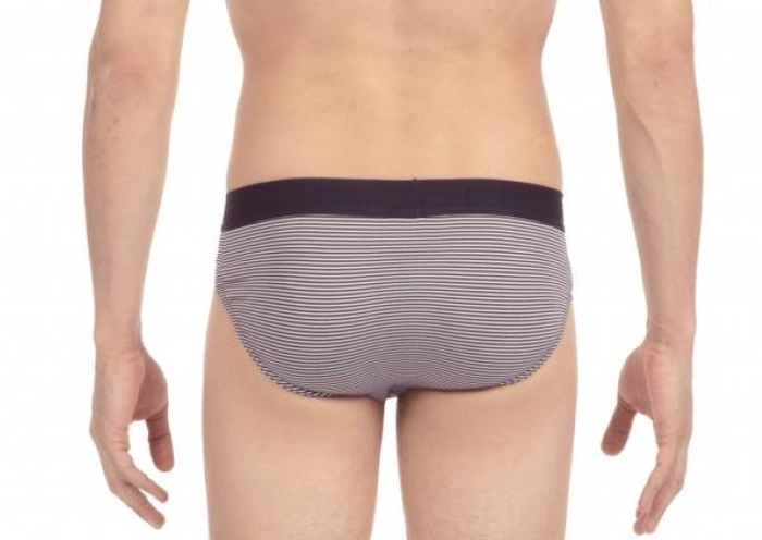 HOM Simon navy-blau/weiß männer slip HOM Simon navy-blau/weiß männer slip