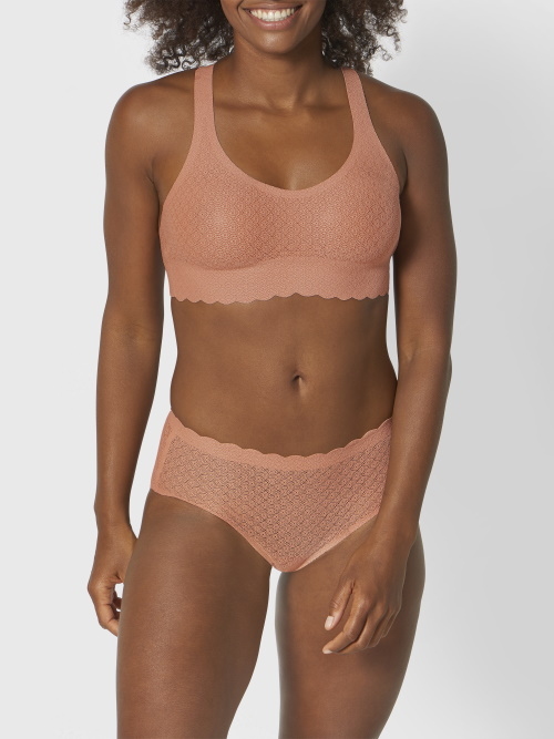 Sloggi Zero Feel Lace lachsrosa slip Sloggi Zero Feel Lace lachsrosa slip
