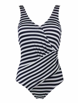 Lentiggini Fancy Stripe schwarz/weiß badeanzüge