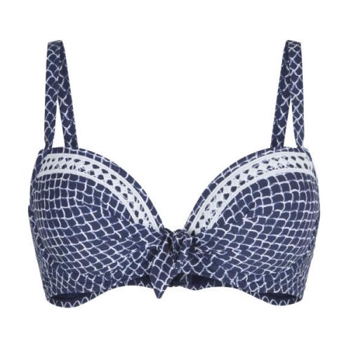 LingaDore Strand Serra navy-blau/weiß gemoldefer bikini bh LingaDore Strand Serra navy-blau/weiß gemoldefer bikini bh