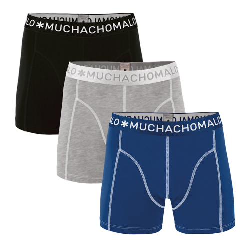 Muchachomalo Solid  schwarz boxer short