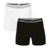 Muchachomalo Solid  weiß/schwarz boxer short