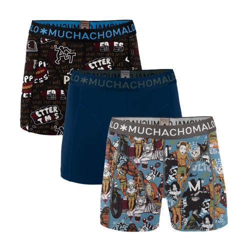 Muchachomalo 10 years Bad Boy navy-blau/print boxer short