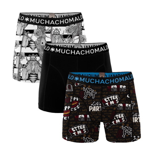Muchachomalo Beehive Pinata schwarz/print boxer short