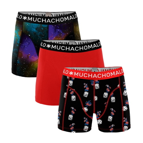Muchachomalo Dice schwarz/rot boxer short