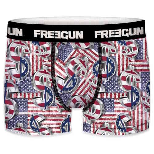 Freegun USA SPORTS schwarz/mehrfarbig sport boxershort Freegun USA SPORTS schwarz/mehrfarbig sport boxershort