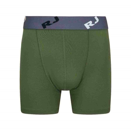 RJ Bodywear Männer Pure Color  grün micro boxershort