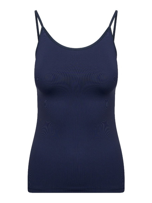 RJ Bodywear Pure Color navy-blau spaghetti top