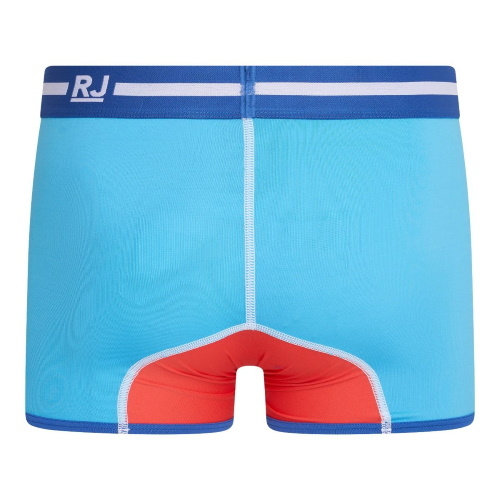 RJ Bodywear Männer Happy Balls korall/blau sport boxershort RJ Bodywear Männer Happy Balls korall/blau sport boxershort