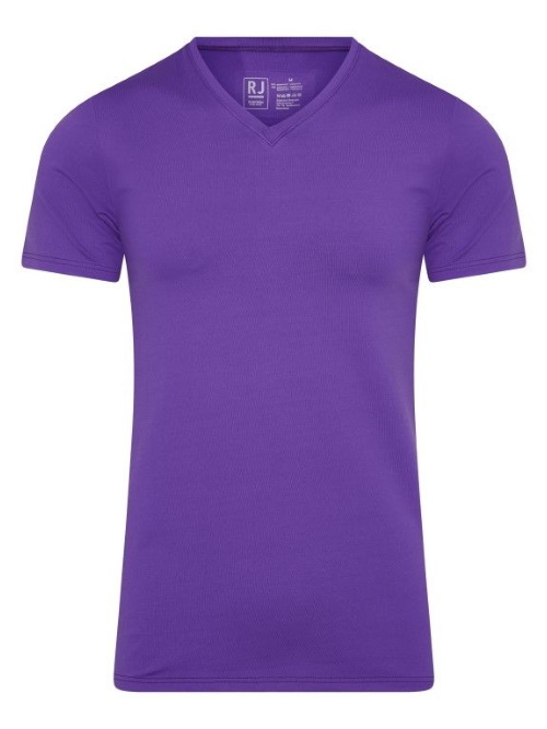 RJ Bodywear Männer Pure Color  violett shirt