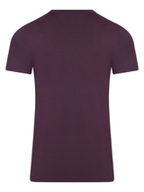 RJ Bodywear Männer Pure Color  aubergine shirt