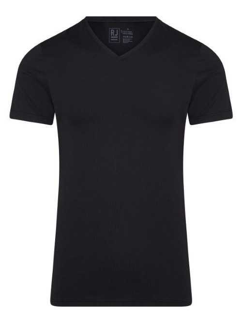 RJ Bodywear Männer Pure Color  schwarz shirt