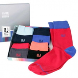 RJ Bodywear Männer Pure Color  mehrfarbig socks