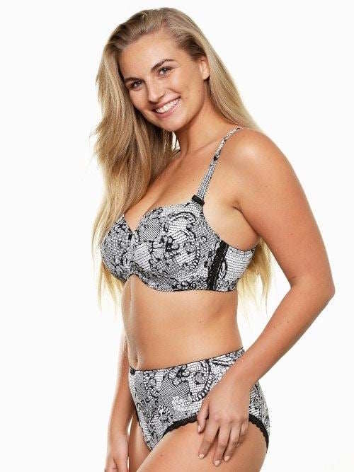 LingaDore Papagayo weiß/schwarz vorgeformter bh LingaDore Papagayo weiß/schwarz vorgeformter bh