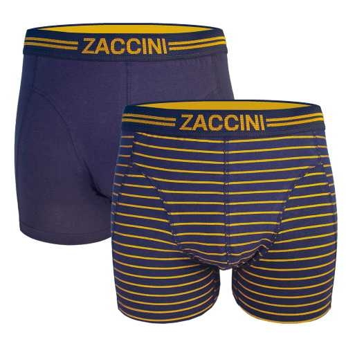 Zaccini Gold Stripe navy-blau/print boxer short