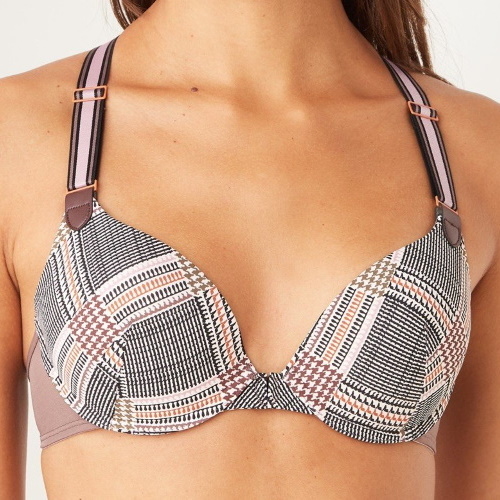 Marlies Dekkers Gloria braun/print push up bh Marlies Dekkers Gloria braun/print push up bh
