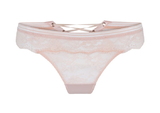 LingaDore Scallop Shell baby pink string