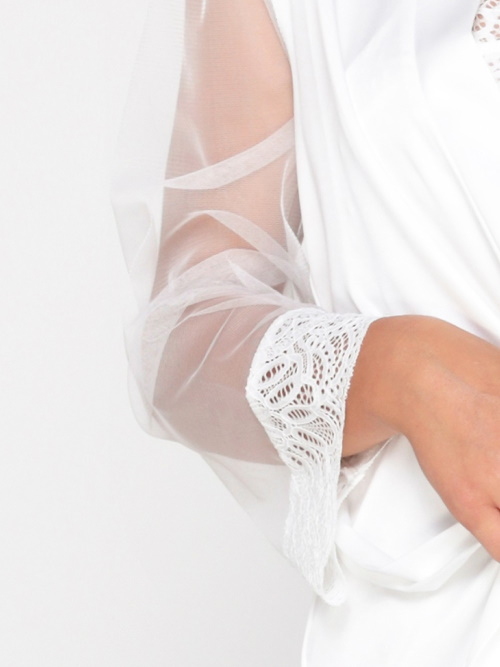 LingaDore Nacht Snow White weiß kimono LingaDore Nacht Snow White weiß kimono