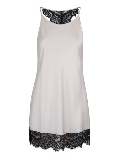 LingaDore Nacht Powder/Black hautfarbe/schwarz slipdress LingaDore Nacht Powder/Black hautfarbe/schwarz slipdress