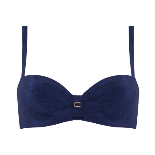 Marlies Dekkers Bademode Puritsu navy-blau gemoldefer bikini bh Marlies Dekkers Bademode Puritsu navy-blau gemoldefer bikini bh