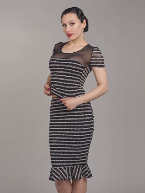 Peter Domenie 934 Fire schwarz/weiß rock Peter Domenie 934 Fire schwarz/weiß rock