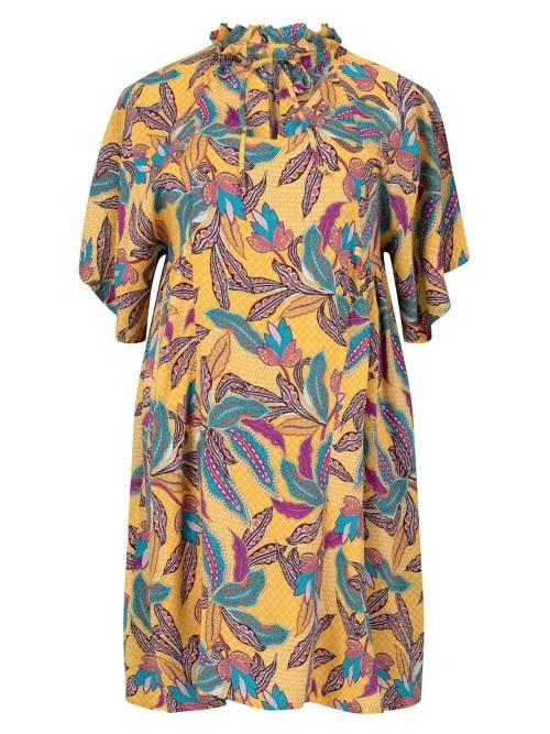 Rosa Faia Bademode Tahiti gelb/print strandkleid Rosa Faia Bademode Tahiti gelb/print strandkleid