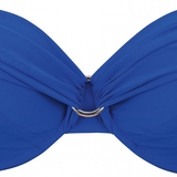Rosa Faia Strand Hermine französisches blau unwattierter bikini bh