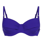 Rosa Faia Strand Twiggy blau violett unwattierter bikini bh